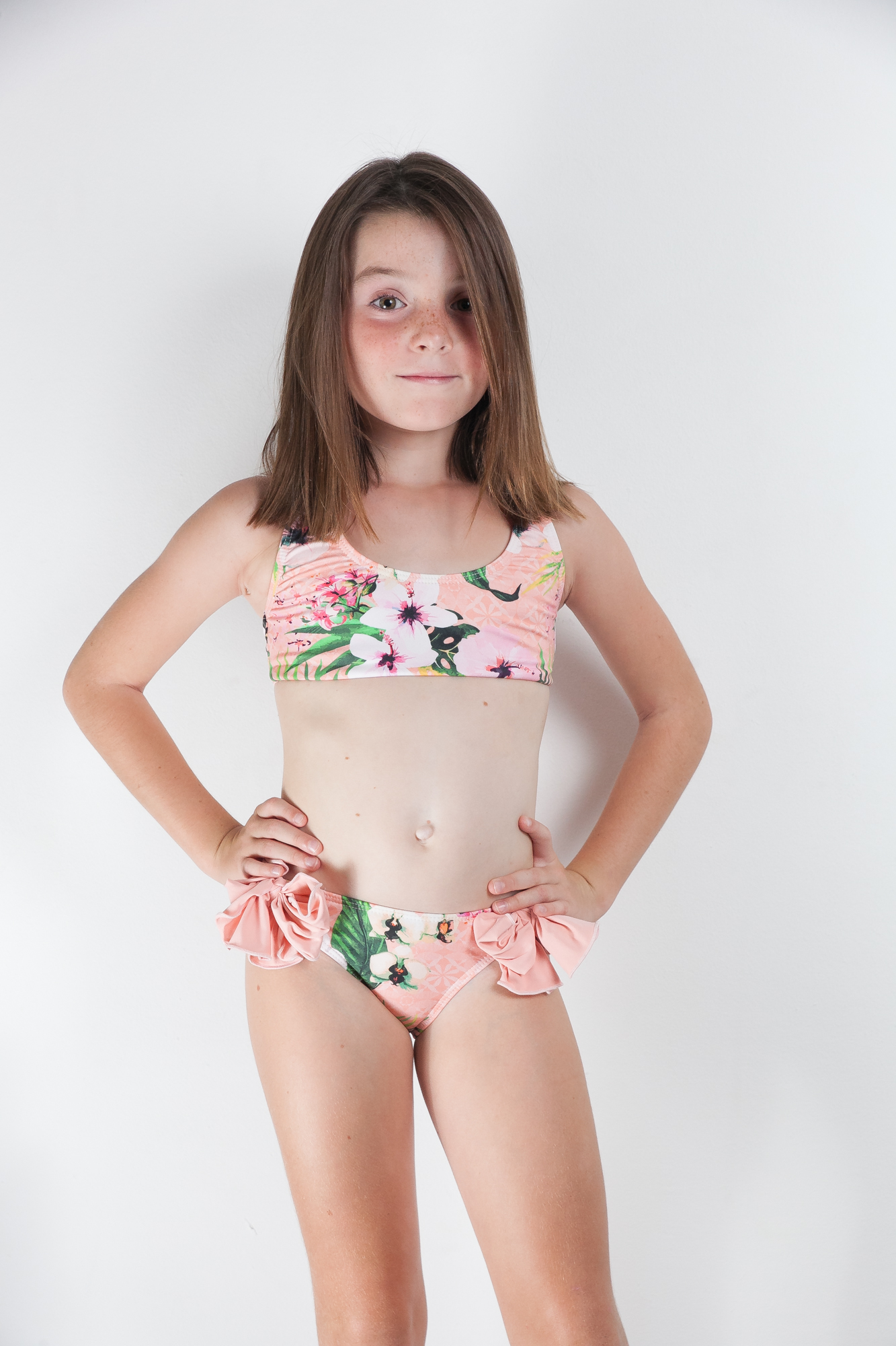 Restringido menor Bonito Bikini Niña Flores – Belen Zotano Swimwear